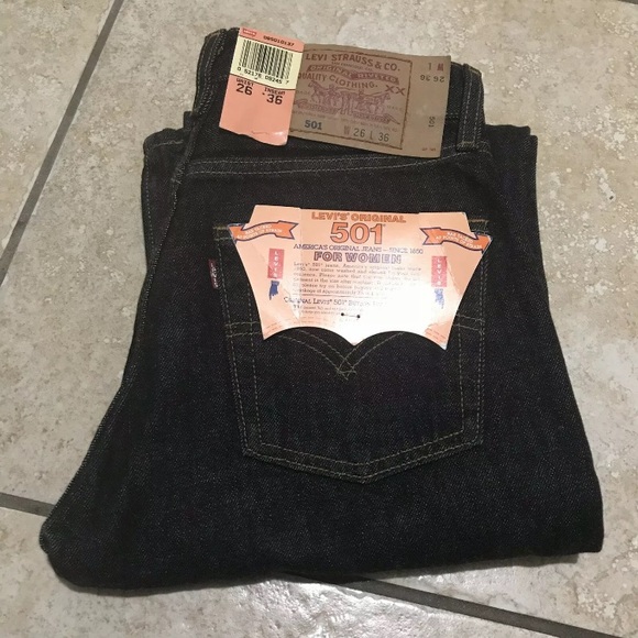 Levi's Denim - Vintage Deadstock Levi’s NWT 501s USA Size 26